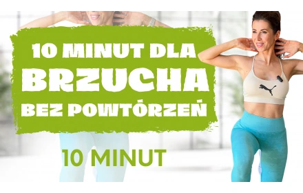 10 minut dla brzucha - bez powtórzeń - 10 minut