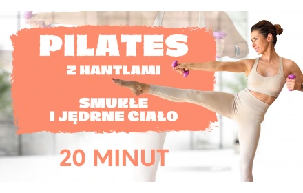 Pilates z hantlami - 20 minut