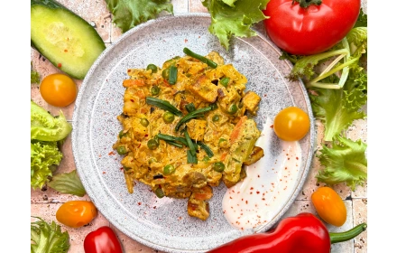 Kremowe curry z tofu i warzywami